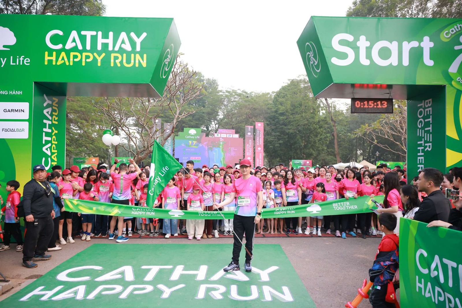Cổng xuất phát Cathay Happy Run 2025